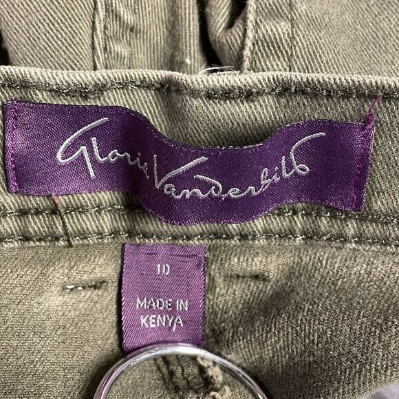 Gloria Vanderbilt, Amanda Jeans, Green , Ladies Size 10 - Picture 8 of 10